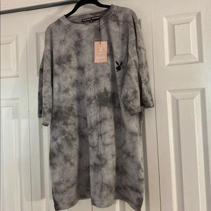 missguided playboy t-shirt dress